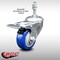 Service Caster 3 Inch SS Blue Polyurethane 10mm Threaded Stem Caster with Total Lock Brake SCC-SSTSTTL20S314-PPUB-BLUE-M1015 - alternate 1